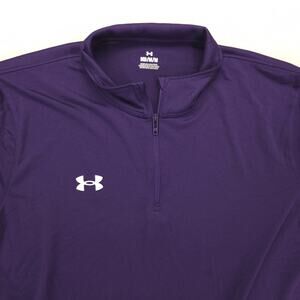Under Armour Long Sleeve Pullover Sweatshirt Mens Size Medium M Purple